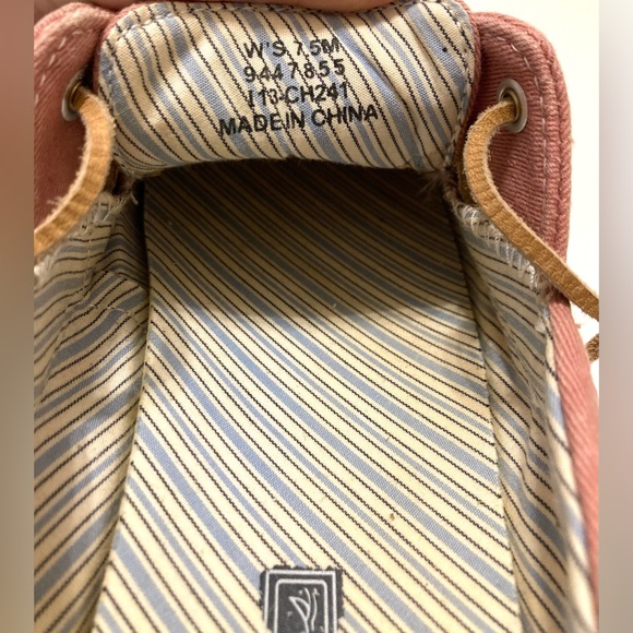 Sperry top-sider women’s Bahama 2-eye pink boat shoe - Picture 7 of 7